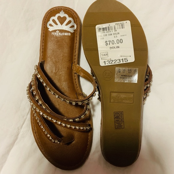 🌹NWT Fergalicious Genuine Leather Sandals - Picture 7 of 12